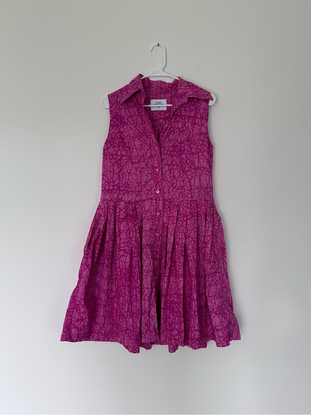 Eliza Christoph Shiro Kitenge Cotton Poplin Shirtdress In Pink — image 2 of 8